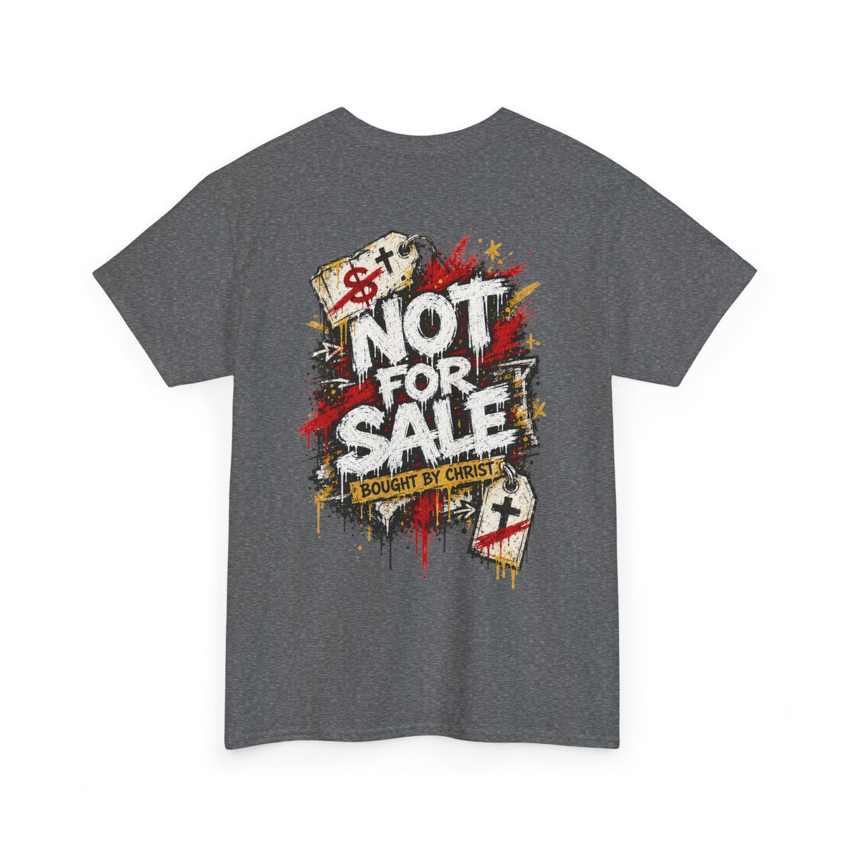 Not for Sale Bought by Christ Christian T-Shirt - product view