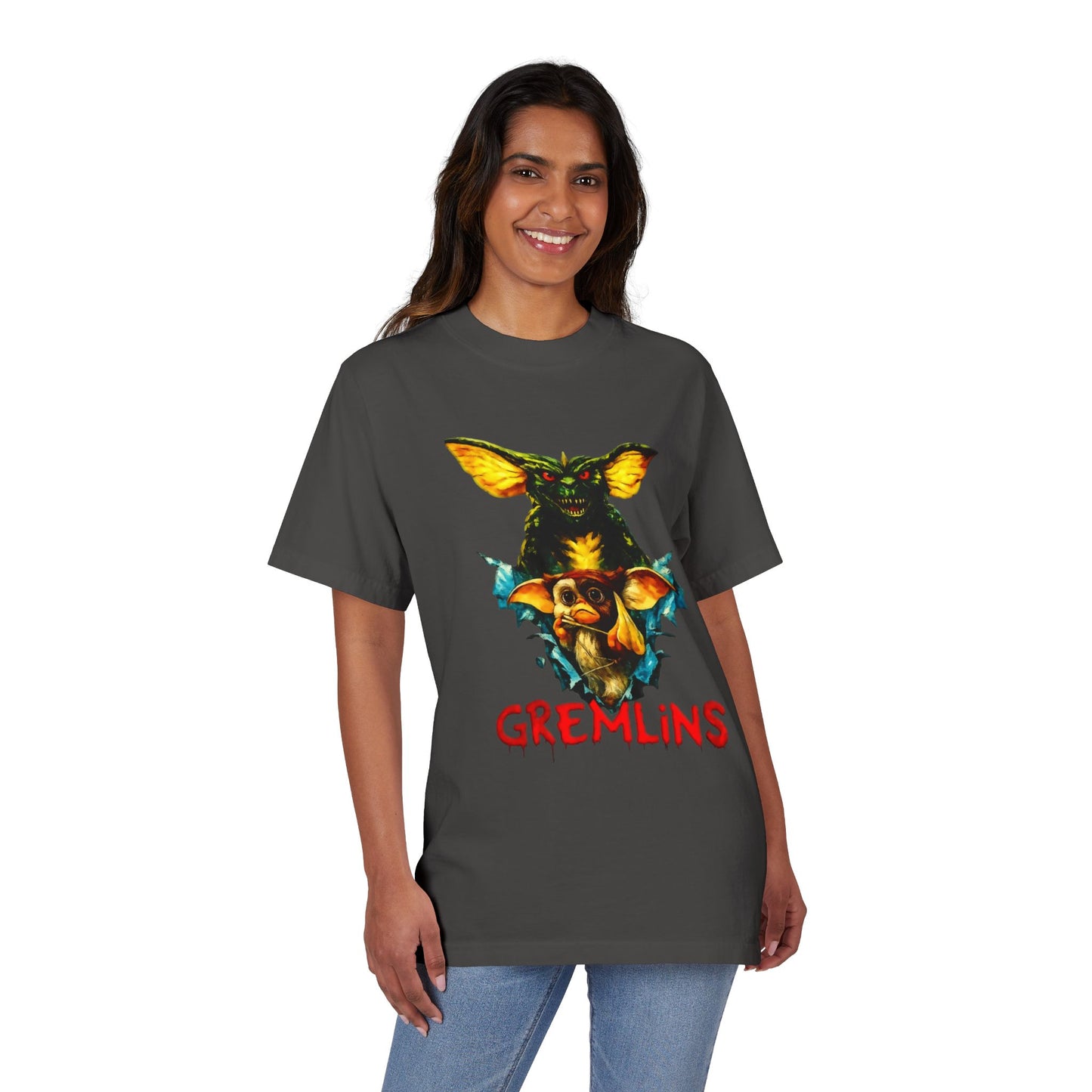 Gremlins Movie T-Shirt — Vintage Gizmo & Stripe Retro Horror Tee