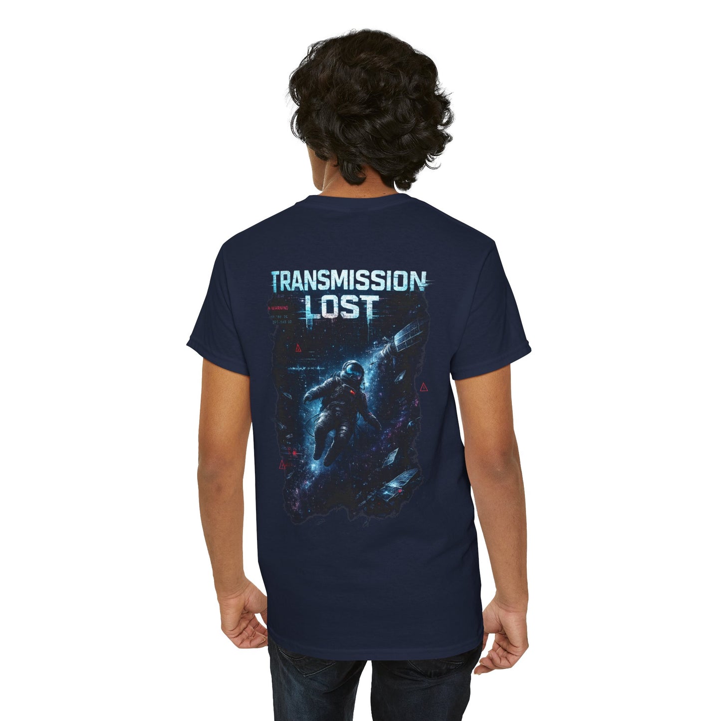 Transmission Lost Astronaut T-Shirt | Sci-Fi Space Graphic Tee, Futuristic Cosmic Streetwear Shirt
