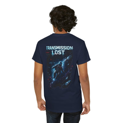 Transmission Lost Astronaut T-Shirt | Sci-Fi Space Graphic Tee, Futuristic Cosmic Streetwear Shirt
