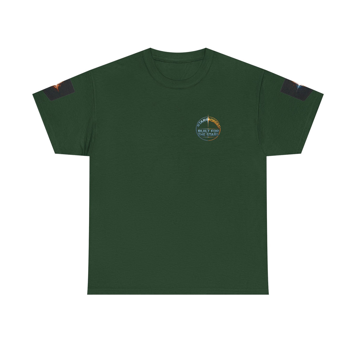 Starforged Built for the Stars Sci-Fi T-Shirt - product view