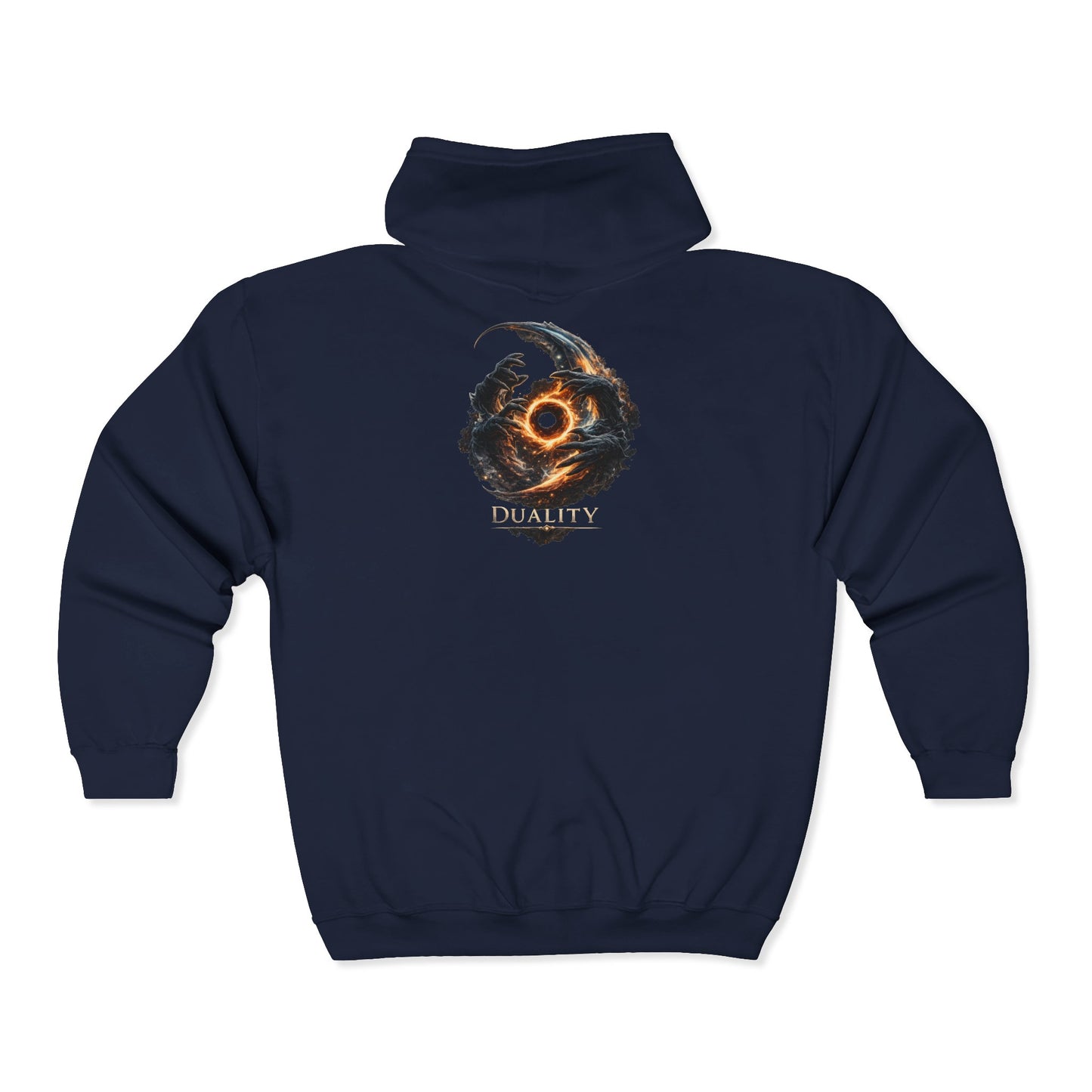 Infinite Within Hoodie – Cosmic Energy Graphic Zip Hoodie, Streetwear Galaxy Design, Spiritual Power Sweatshirt