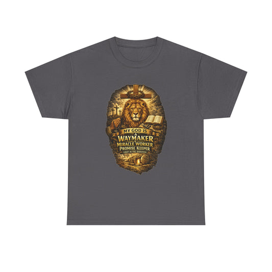 Lion of Judah Waymaker Christian T-Shirt