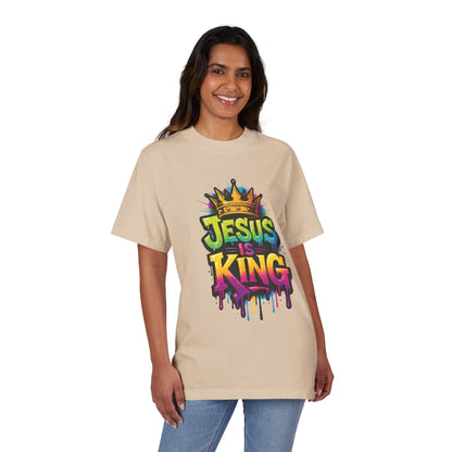 Jesus Is King T-Shirt — Colorful Graffiti Faith Tee