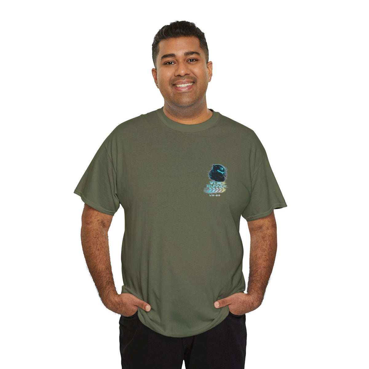 Void Runner Sci-Fi Motorcycle T-Shirt - product view