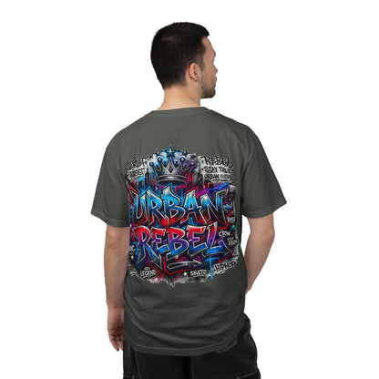 T-Shirt — Urban Rebel Graffiti Tee ("Urban Rebel" Back Design)