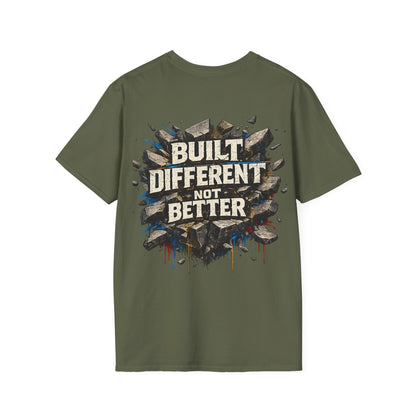 Built Different Tee — "BD Built Different" Graphic T-Shirt