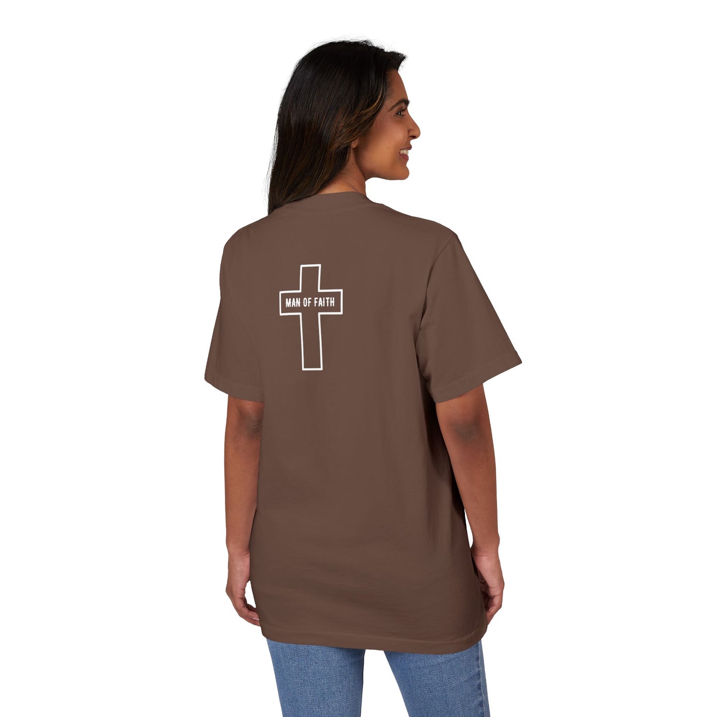 Man of Faith T-Shirt — Cross & Lion Christian Tee