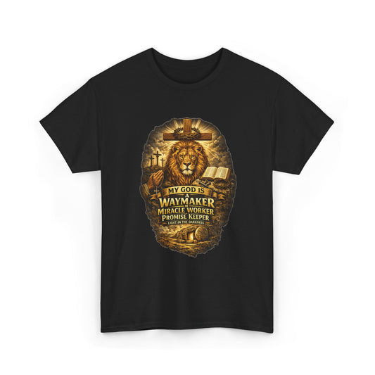Lion of Judah Waymaker Christian T-Shirt