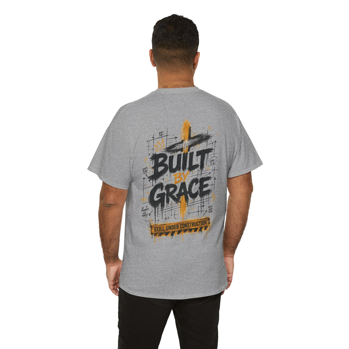 Built by Grace Christian Graphic T-Shirt - product view