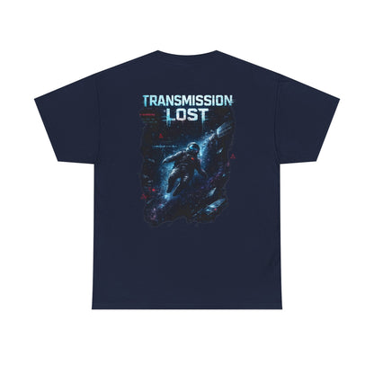 Transmission Lost Astronaut T-Shirt | Sci-Fi Space Graphic Tee, Futuristic Cosmic Streetwear Shirt