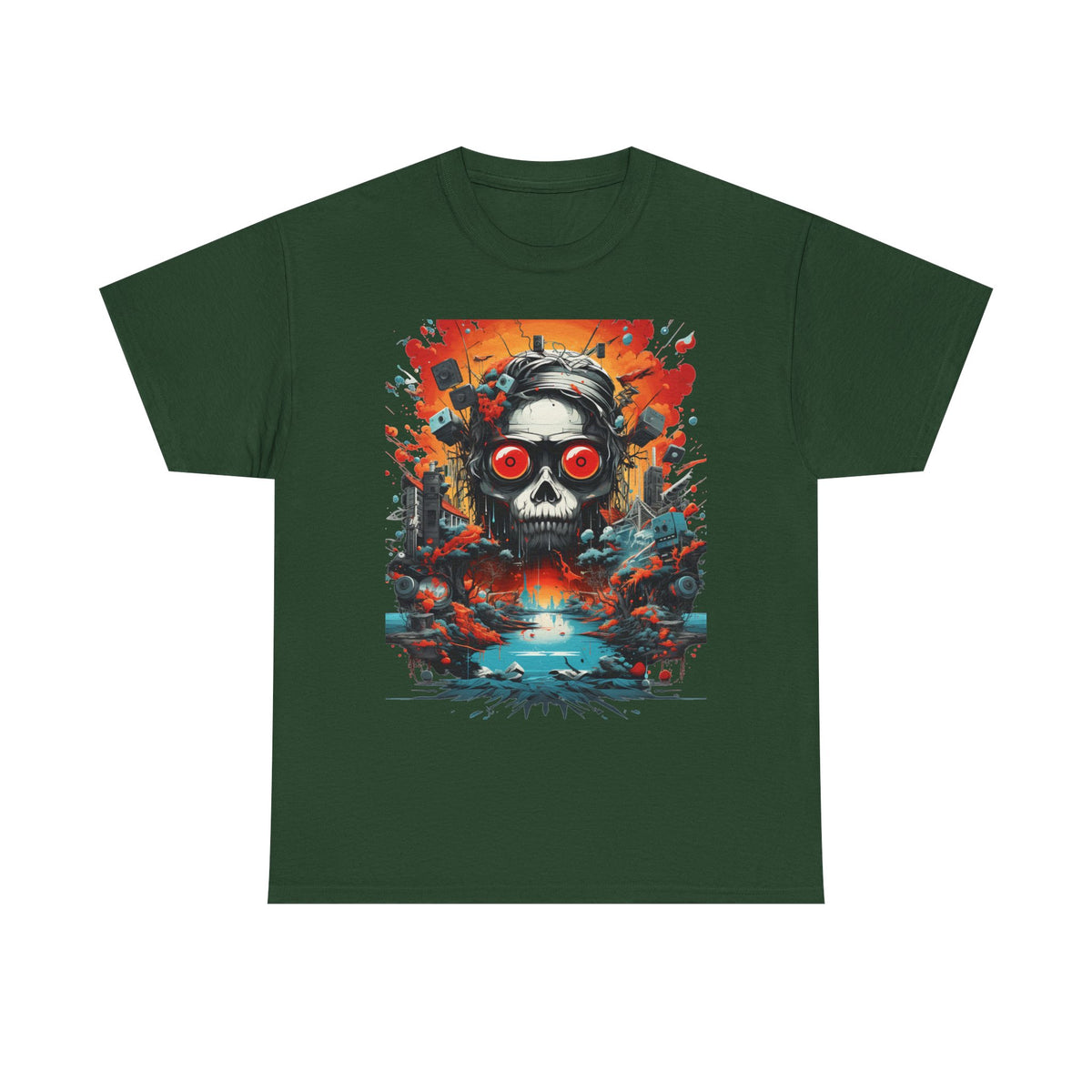 Skull Pilot Graphic Tee - product view