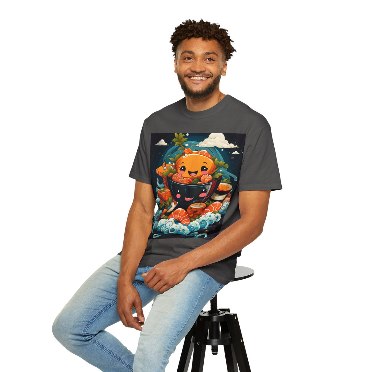 Cute Ramen Bowl T-Shirt | Foodie Graphic Tee - product view