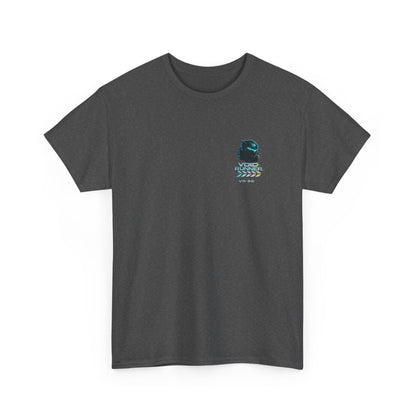 Void Runner Cyberpunk T-Shirt | Futuristic Racing Graphic Tee, Neon Sci-Fi Streetwear Shirt