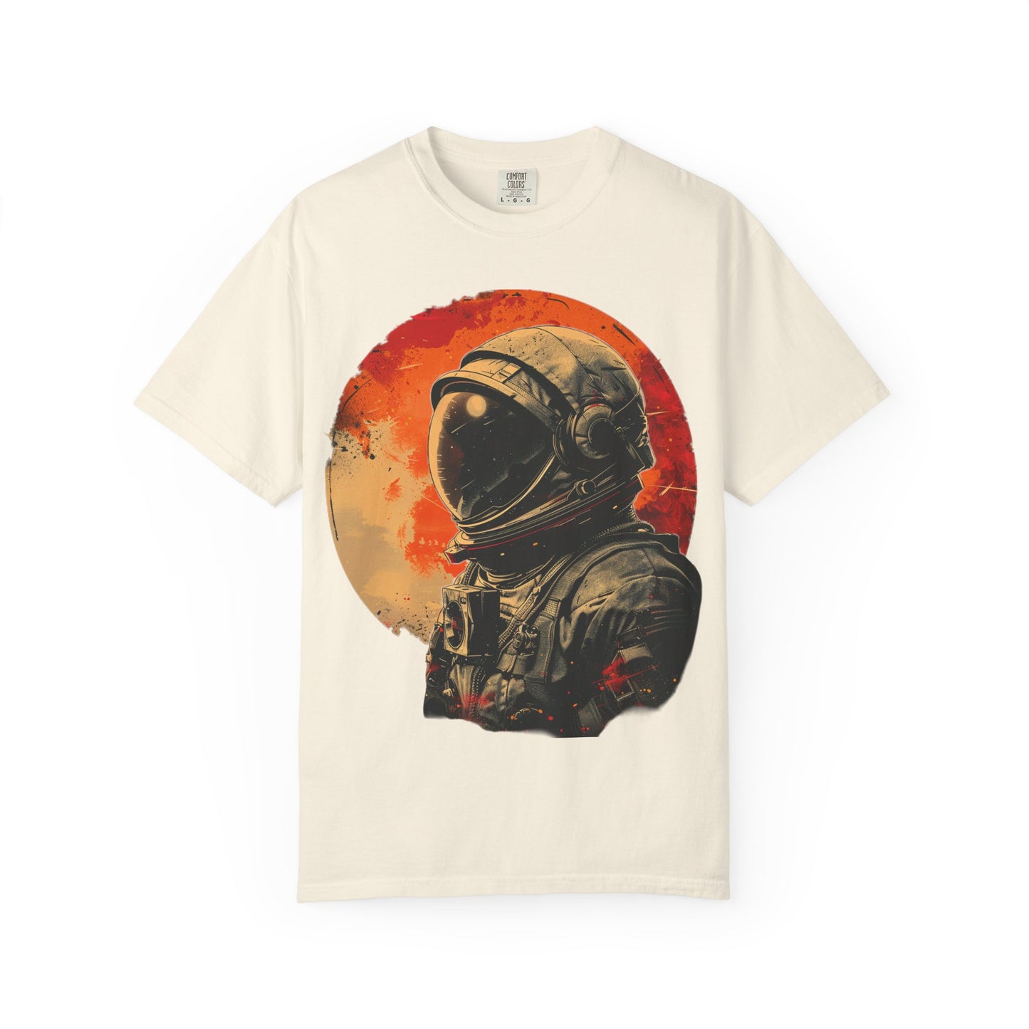 Astronaut Retro Moon T-Shirt — Vintage Space Helmet Graphic Tee
