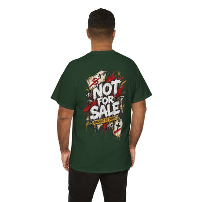 Not For Sale Christian Graphic T-Shirt | Bought By Christ Faith Streetwear Tee