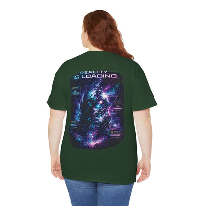 Cosmic Glitch T-Shirt | Reality Is Loading Vaporwave Astronaut Sci-Fi Graphic Tee