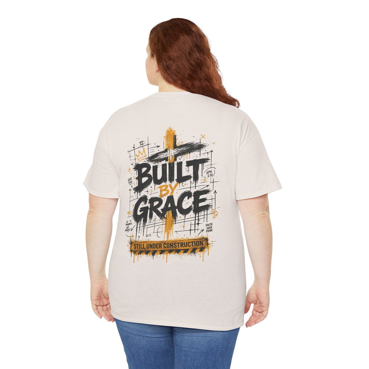 Built by Grace Christian Graphic T-Shirt - product view