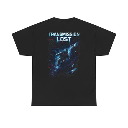 Transmission Lost Astronaut T-Shirt | Sci-Fi Space Graphic Tee, Futuristic Cosmic Streetwear Shirt