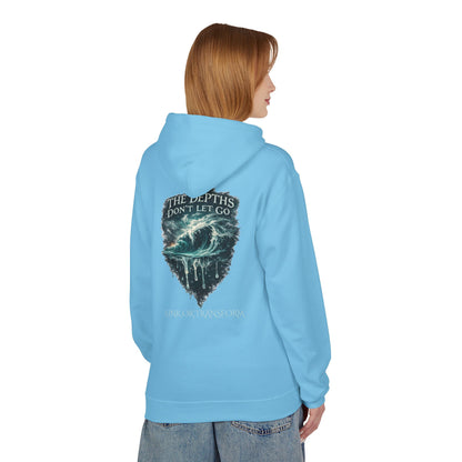 “The Depths Don’t Let Go” Ocean Wave Hoodie