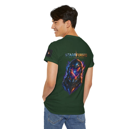 Starforged T-Shirt | Built for the Stars Sci-Fi Space Graphic Tee, Futuristic Streetwear Shirt