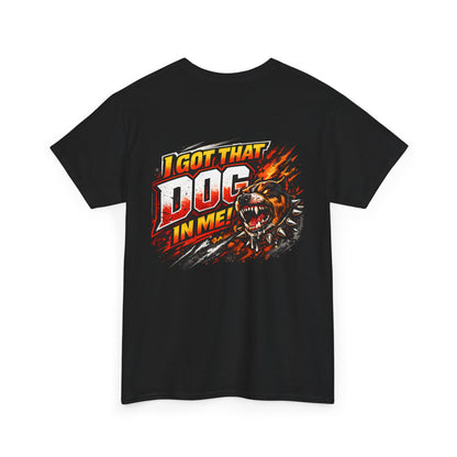 I Got That Dog In Me tee | Pitbull Graphic Shirt, Fierce Dog Illustration