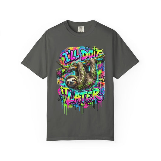 I'll Do It Later Sloth T-Shirt