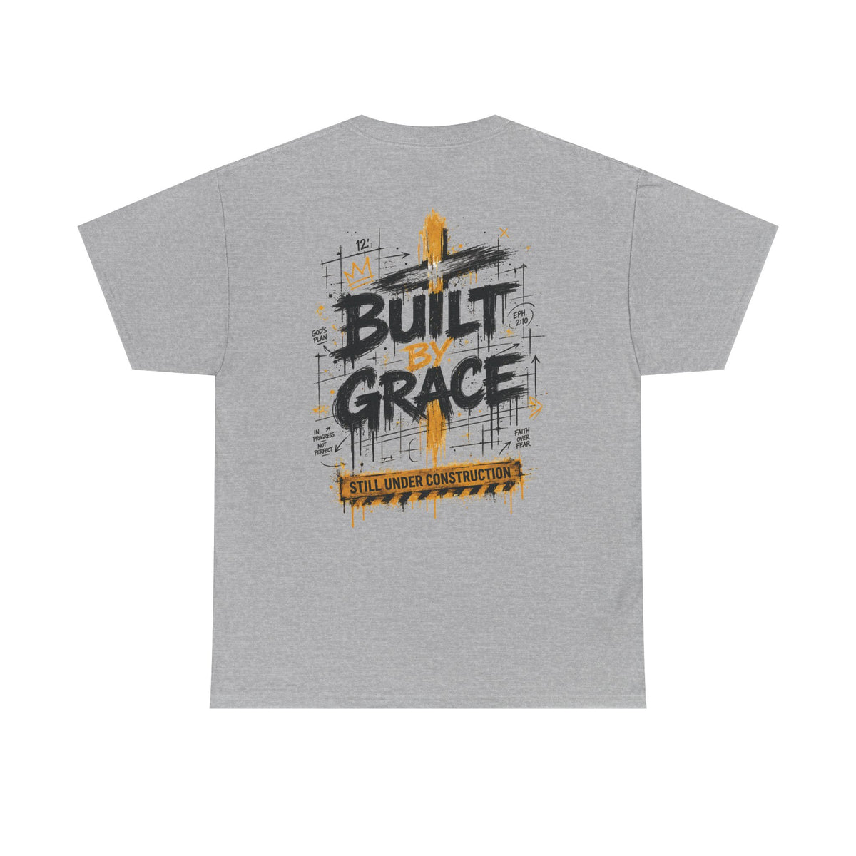 Built by Grace Christian Graphic T-Shirt - product view