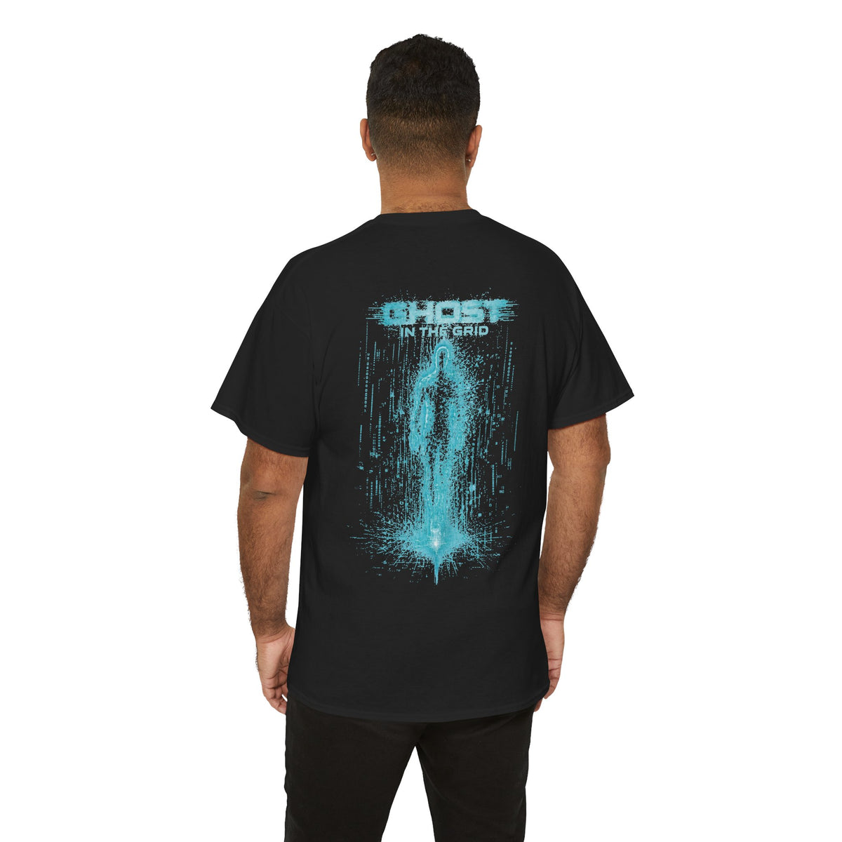 Ghost in the Grid Cyberpunk T-Shirt - product view