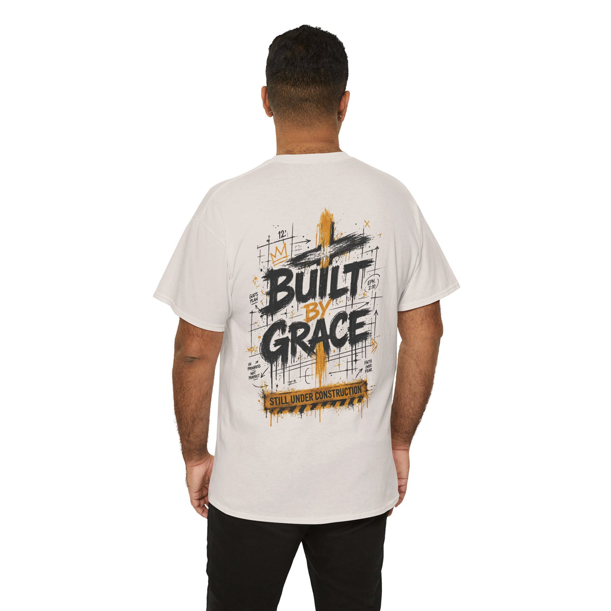 Built by Grace Christian Graphic T-Shirt - product view