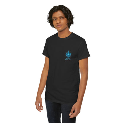 Neural Drift Cyberpunk Skull T-Shirt - product view