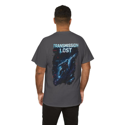 Transmission Lost Astronaut T-Shirt | Sci-Fi Space Graphic Tee, Futuristic Cosmic Streetwear Shirt