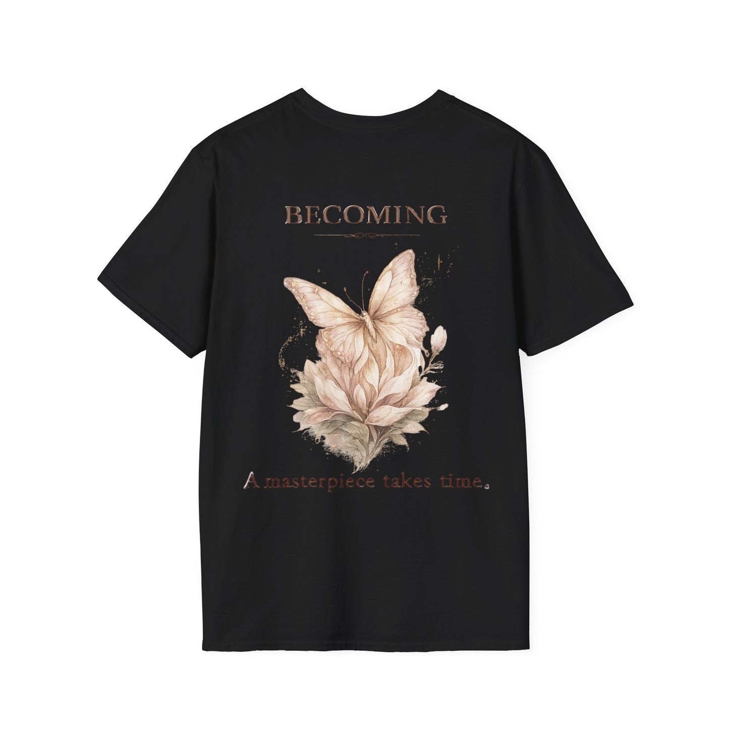 Becoming Butterfly T-Shirt — Inspirational Women’s Growth Tee