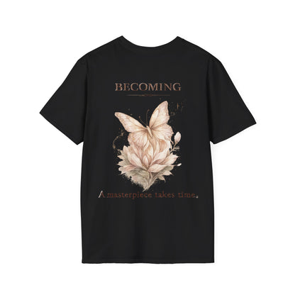 Becoming Butterfly T-Shirt — Inspirational Women’s Growth Tee