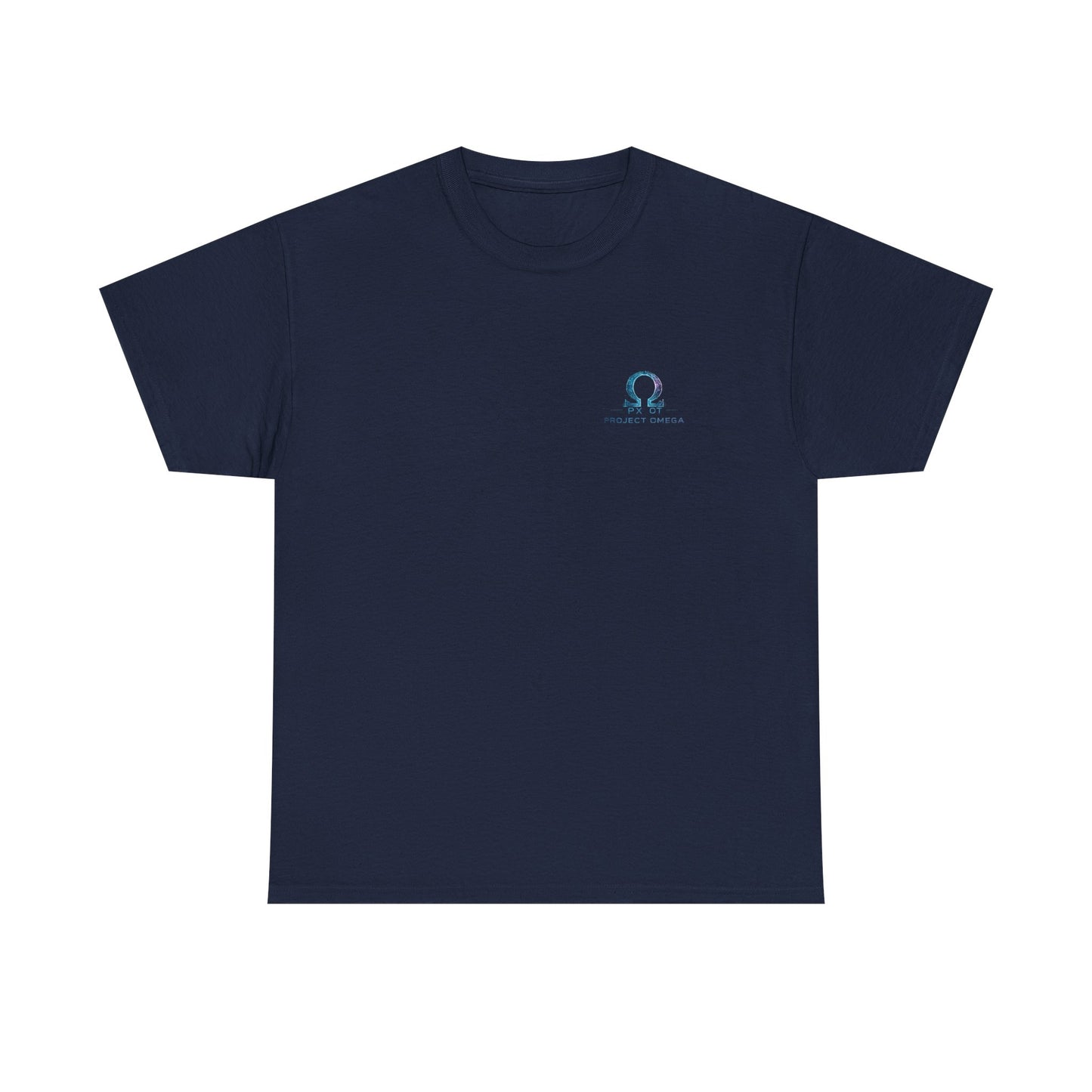 Project Omega T-Shirt | Futuristic AI Core Sci-Fi Graphic Tee, Cyber Tech Streetwear Shirt