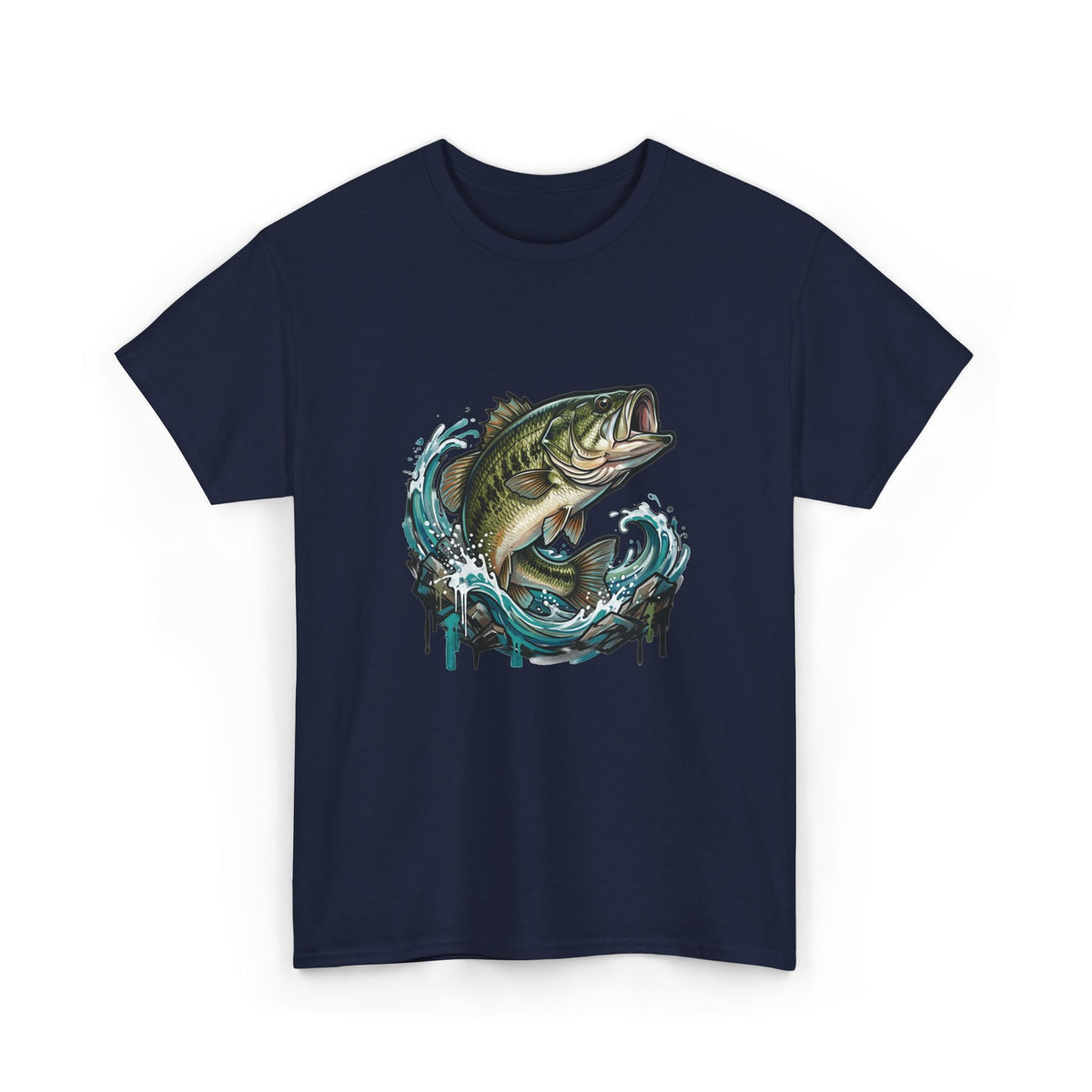 Wild Current Graffiti Bass Fishing T-Shirt