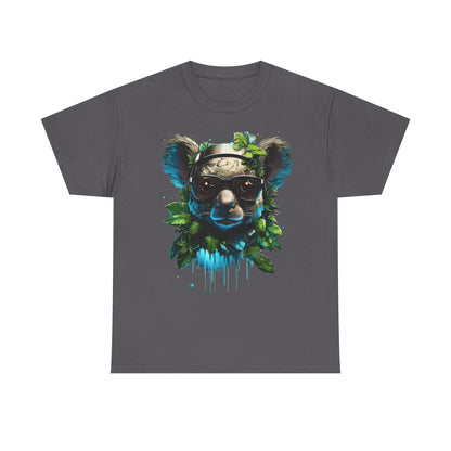 Koala Mask Tee — Urban Wildlife Graphic T-Shirt