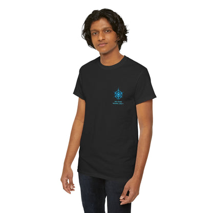 Neural Drift Cyberpunk T-Shirt | Futuristic AI Skull Sci-Fi Graphic Tee, Neon Streetwear Shirt