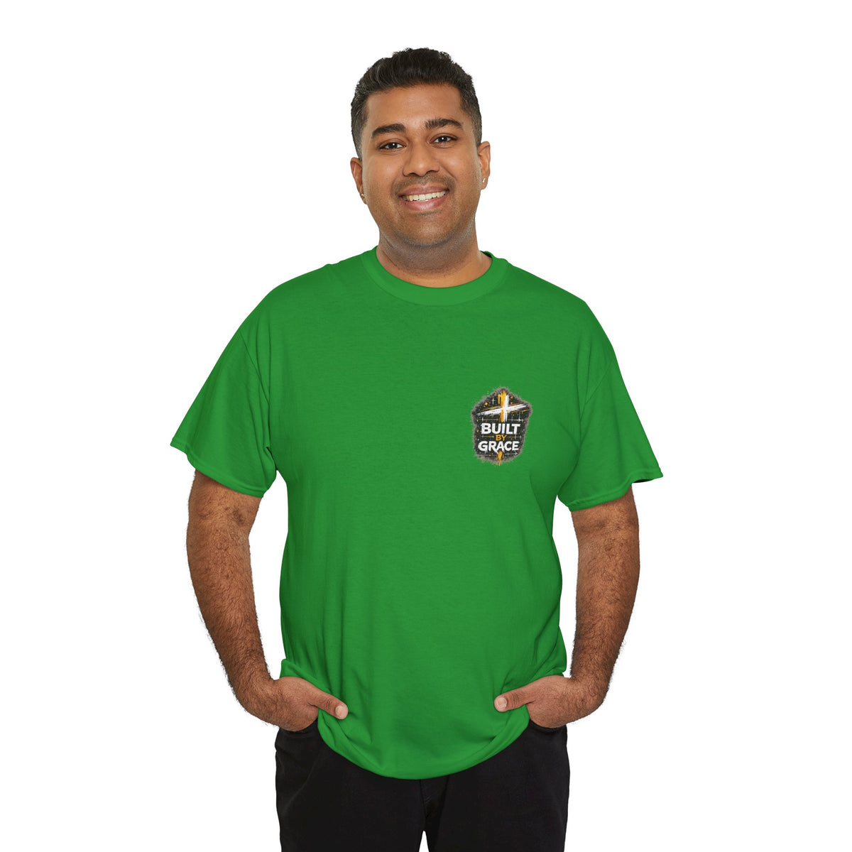 Built by Grace Christian Graphic T-Shirt - product view