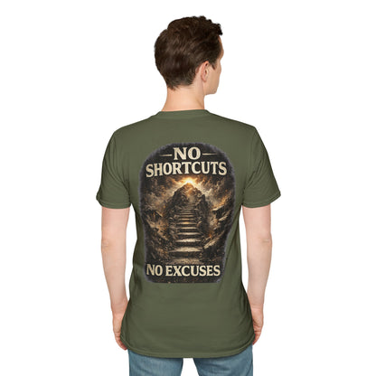 No Shortcuts No Excuses Men's Graphic T-Shirt