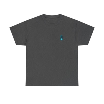 Ghost in the Grid Cyberpunk T-Shirt | Holographic Digital Ghost Sci-Fi Graphic Tee