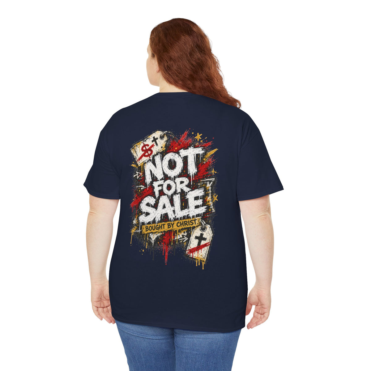 Not for Sale Bought by Christ Christian T-Shirt - product view