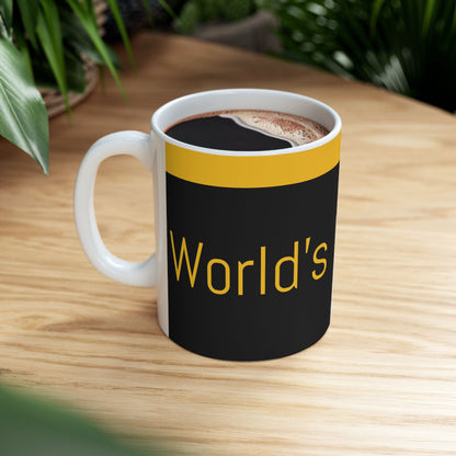 World's Best Dad Ceramic Mug | Gift for Father's Day, Birthday, Coffee Lovers, Personalized Dishwasher Safe