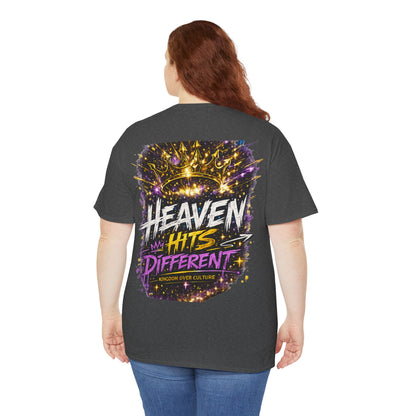 Heaven Hits Different Christian T-Shirt - product view