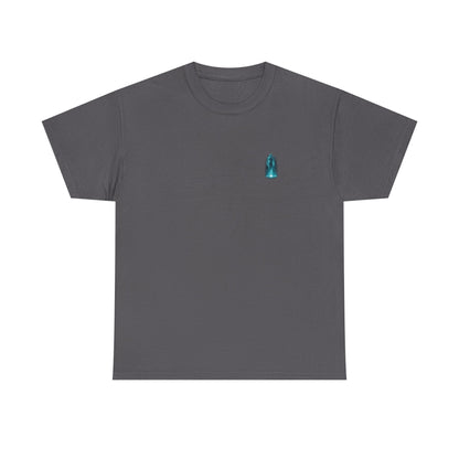 Ghost in the Grid Cyberpunk T-Shirt | Holographic Digital Ghost Sci-Fi Graphic Tee