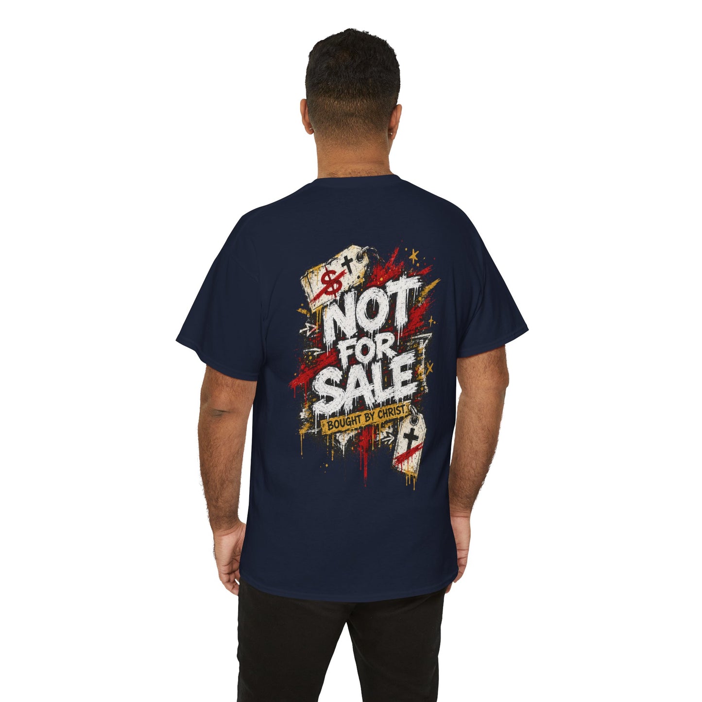 Not For Sale Christian Graphic T-Shirt | Bought By Christ Faith Streetwear Tee