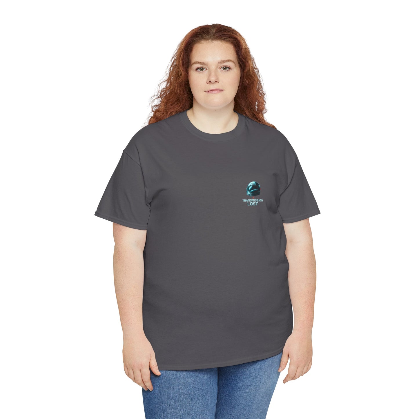 Transmission Lost Astronaut T-Shirt | Sci-Fi Space Graphic Tee, Futuristic Cosmic Streetwear Shirt