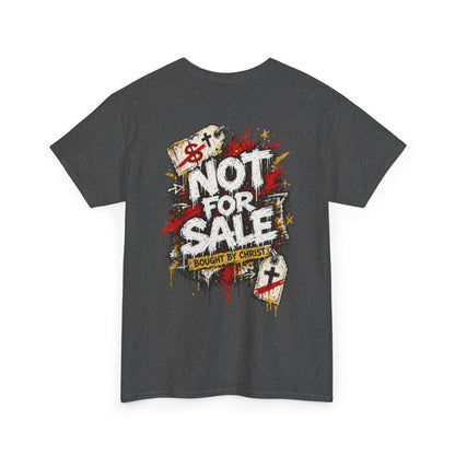 Not For Sale Christian Graphic T-Shirt | Bought By Christ Faith Streetwear Tee