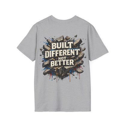 Built Different Tee — "BD Built Different" Graphic T-Shirt