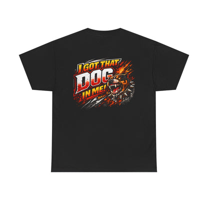 I Got That Dog In Me tee | Pitbull Graphic Shirt, Fierce Dog Illustration